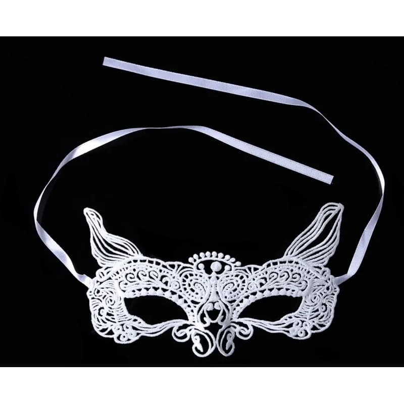 Antifaz Mascara Kitty Blanco