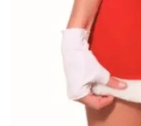 Guantes Blancos mitones cortos de lycra