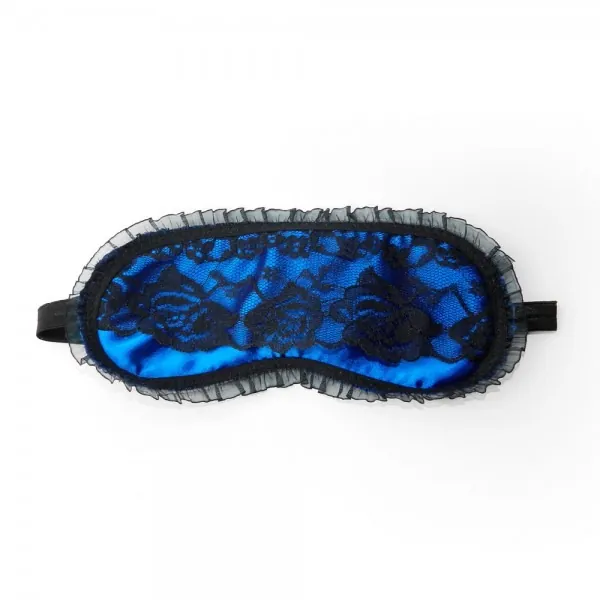 Antifaz sexy de encaje y puntilla Azul