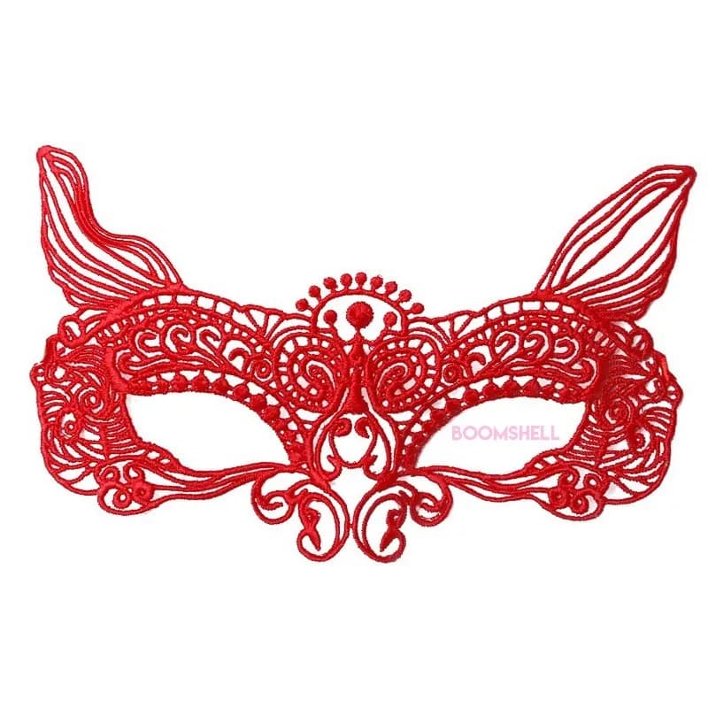 Antifaz Mascara Kitty Rojo