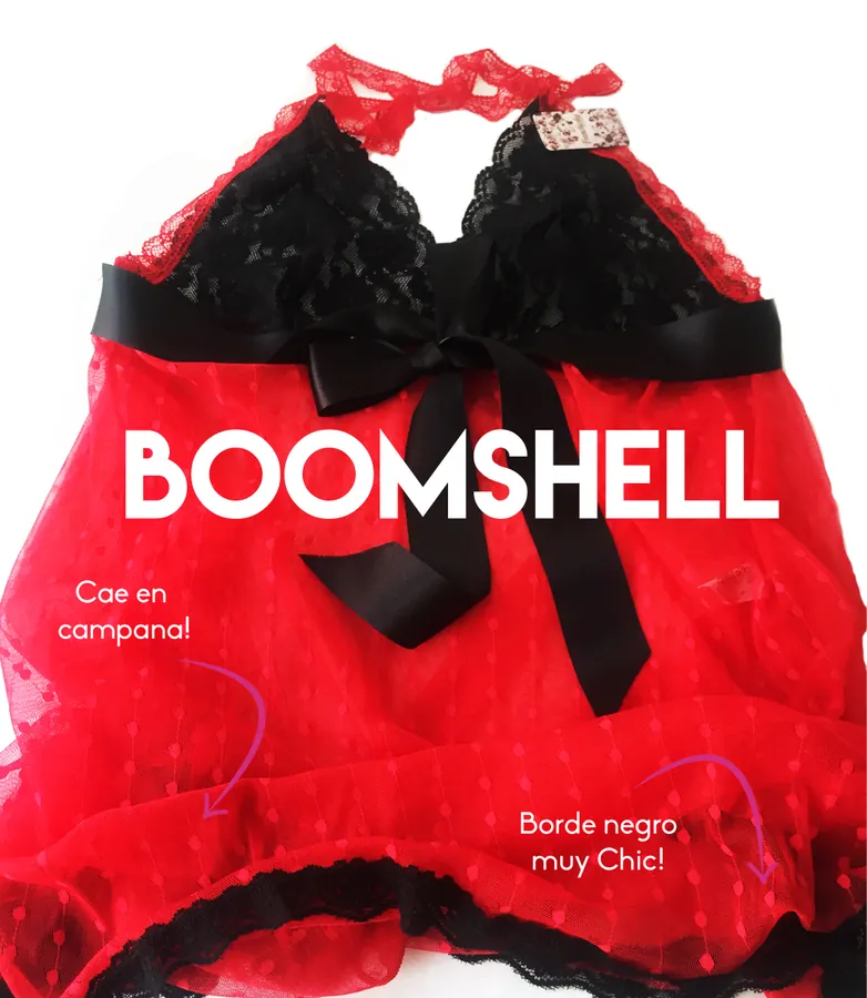 Conjunto Hotty Rojo BabydolL Colaless